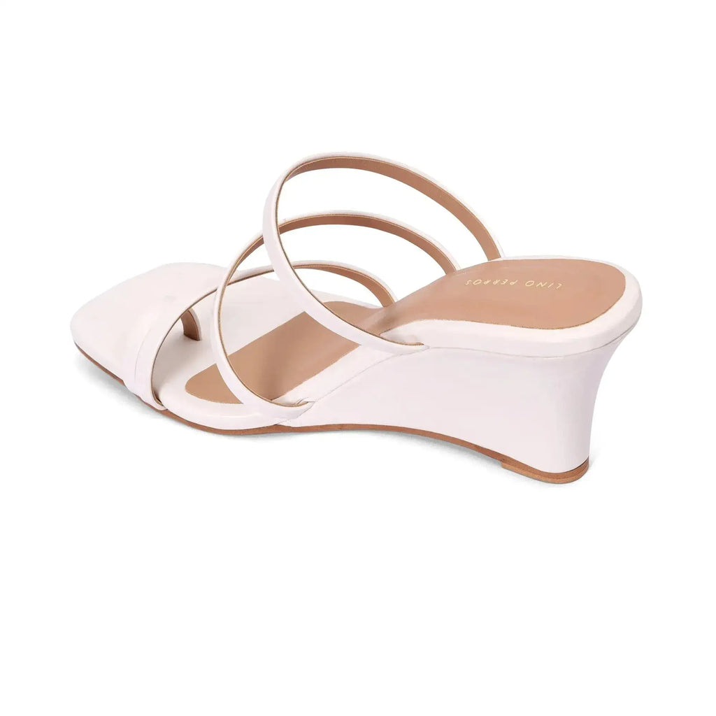 Lopez Glitz Party White Wedges - Lino Perros