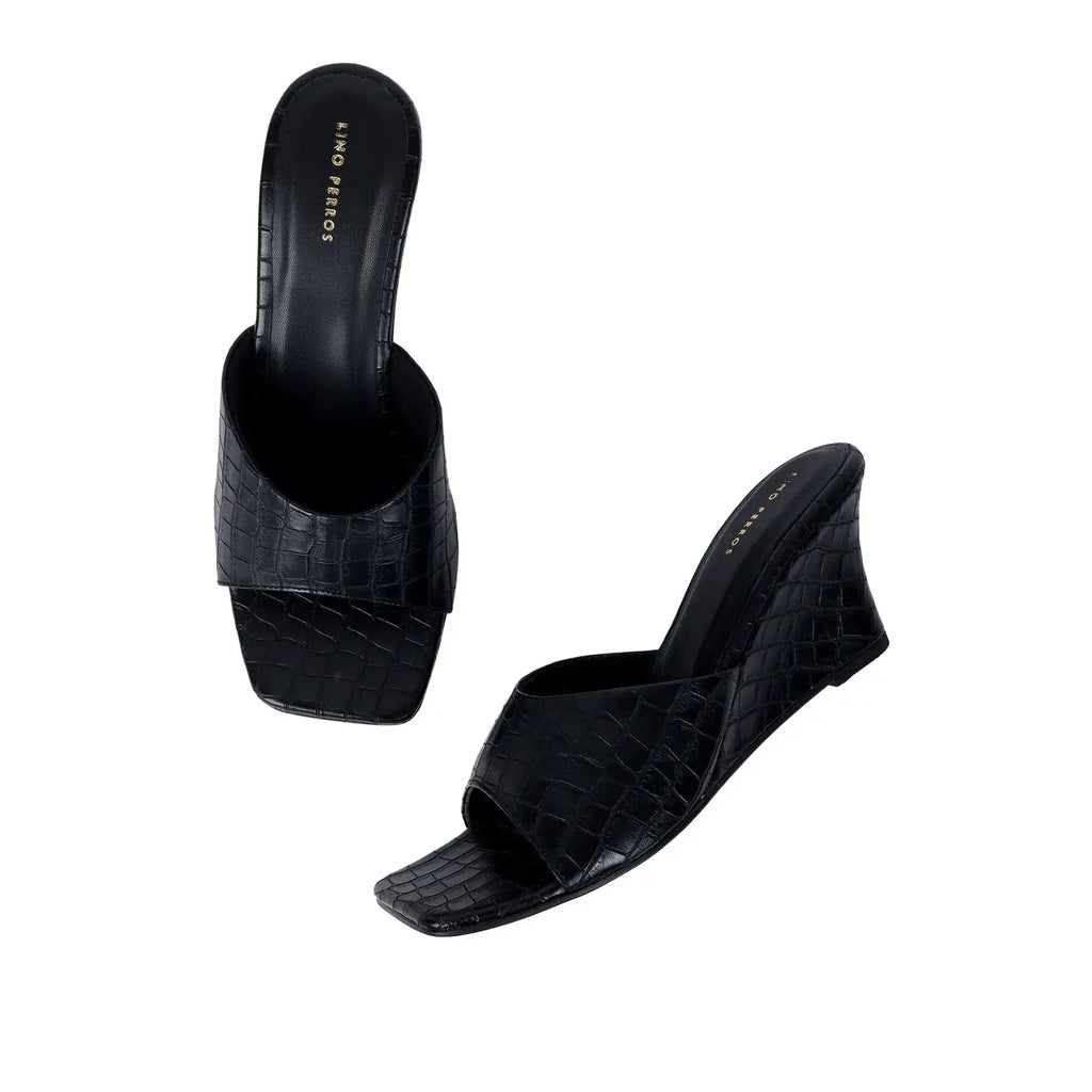 Lopez Upbeat Wedges Heels - Lino Perros