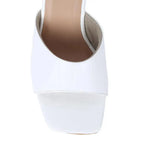 Lopez Upbeat Wedges White Heels - Lino Perros