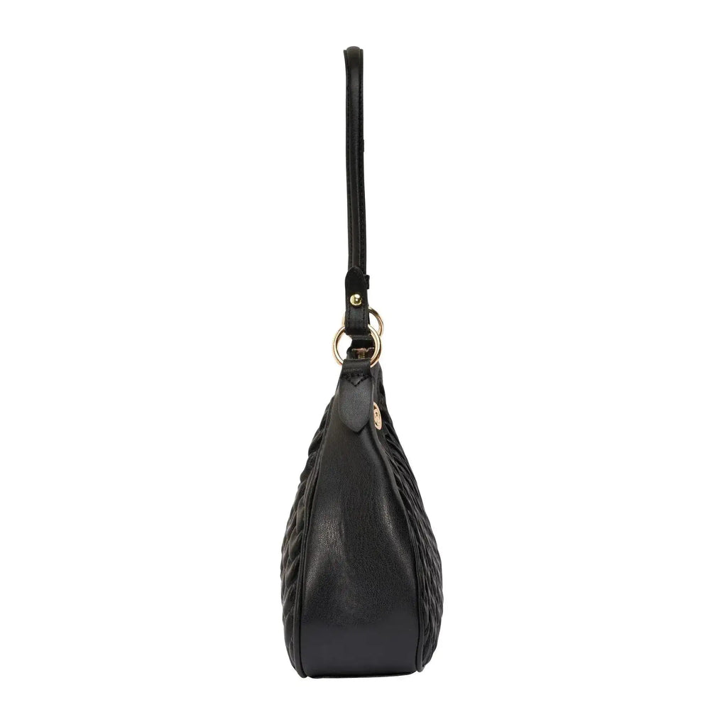 Maddie Ace Black Shoulder Bag - Lino Perros