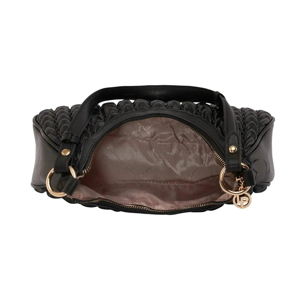 Maddie Ace Black Shoulder Bag - Lino Perros