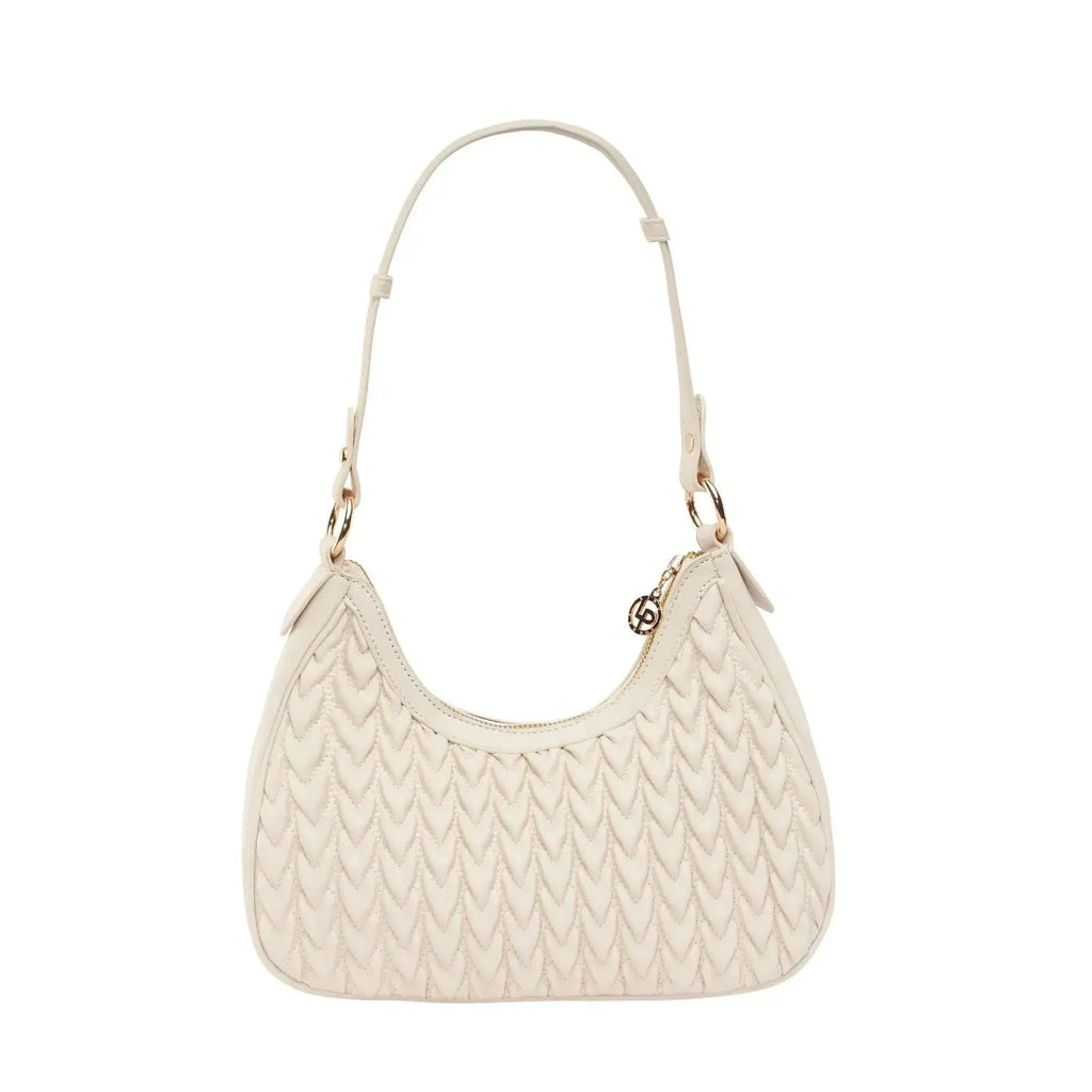 Maddie Ace White Shoulder Bag - Lino Perros