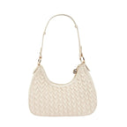 Maddie Ace White Shoulder Bag - Lino Perros