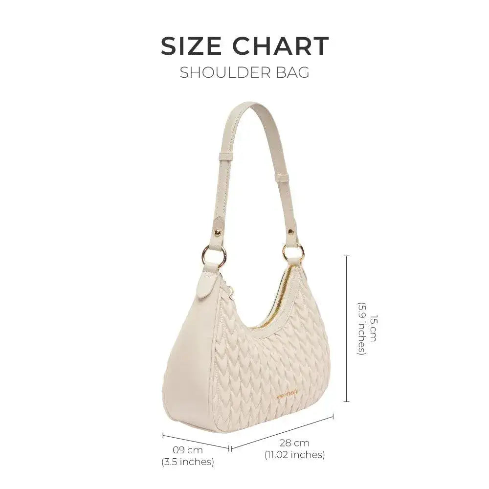 Maddie Ace White Shoulder Bag - Lino Perros