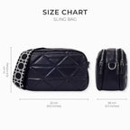Maddie Alluring Black Sling Bag - Lino Perros