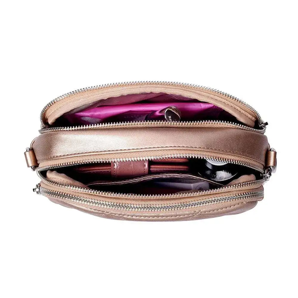 Maddie Alluring Golden Sling Bag - Lino Perros