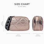 Maddie Alluring Golden Sling Bag - Lino Perros