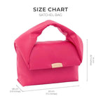 Maddie Art Fuchsia Satchel Bag - Lino Perros