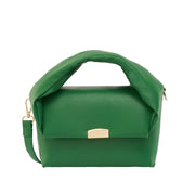 Maddie Art Green Satchel Bag