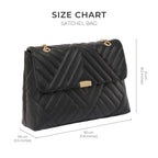 Maddie Artist Black Satchel Bag - Lino Perros