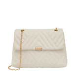 Maddie Artist White Satchel Bag