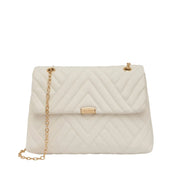 Maddie Artist White Satchel Bag