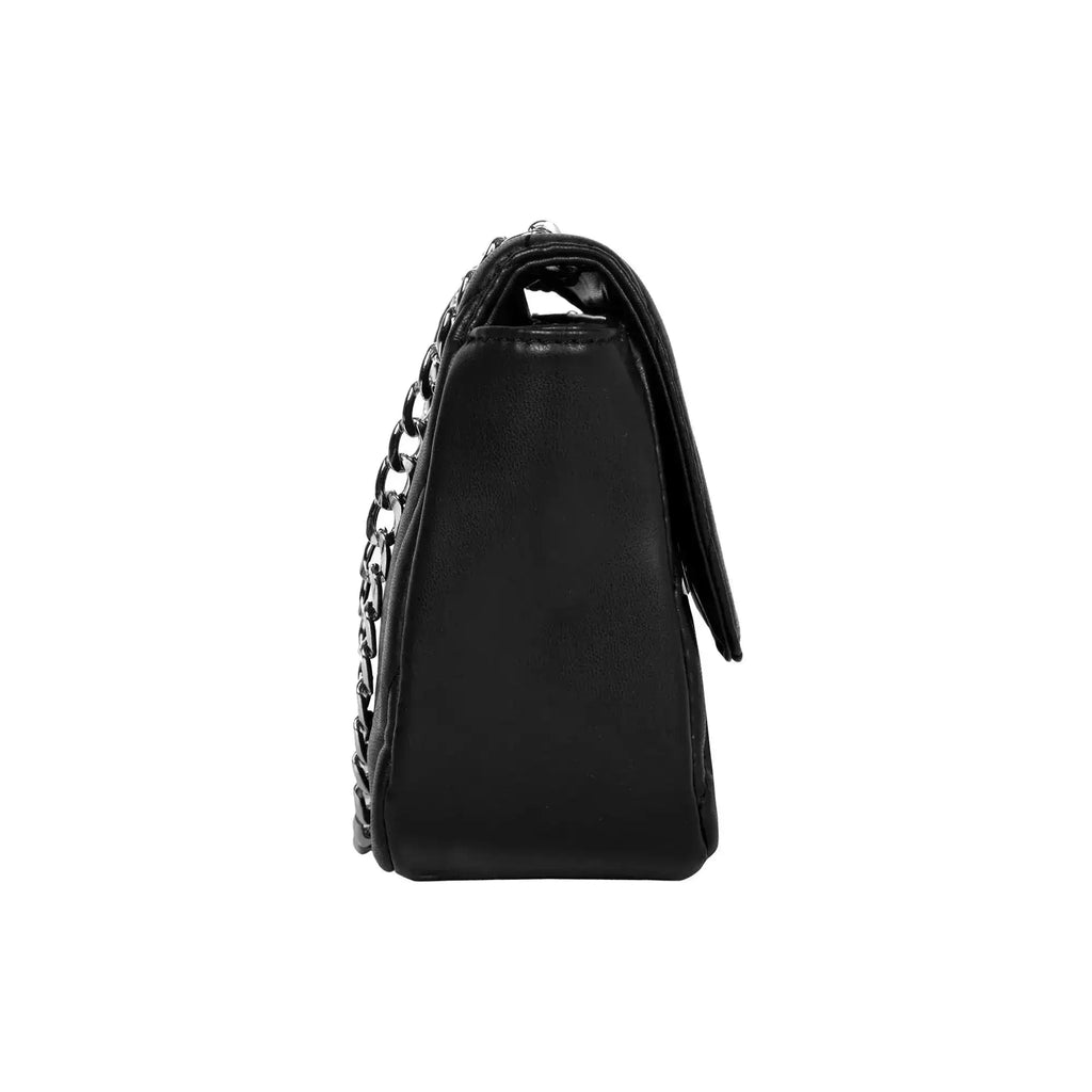 Maddie Candy Mini Black Shoulder Bag - Lino Perros