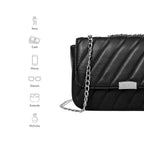 Maddie Candy Mini Black Shoulder Bag - Lino Perros