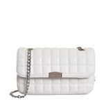 Maddie Checkered White Sling Bag