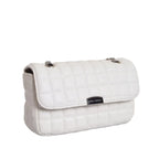 Maddie Checkered White Sling Bag - Lino Perros