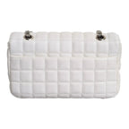 Maddie Checkered White Sling Bag - Lino Perros