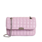 Maddie Checkered Lilac Sling Bag