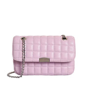 Maddie Checkered Lilac Sling Bag