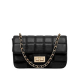 Maddie Cube Mini Black Shoulder Bag