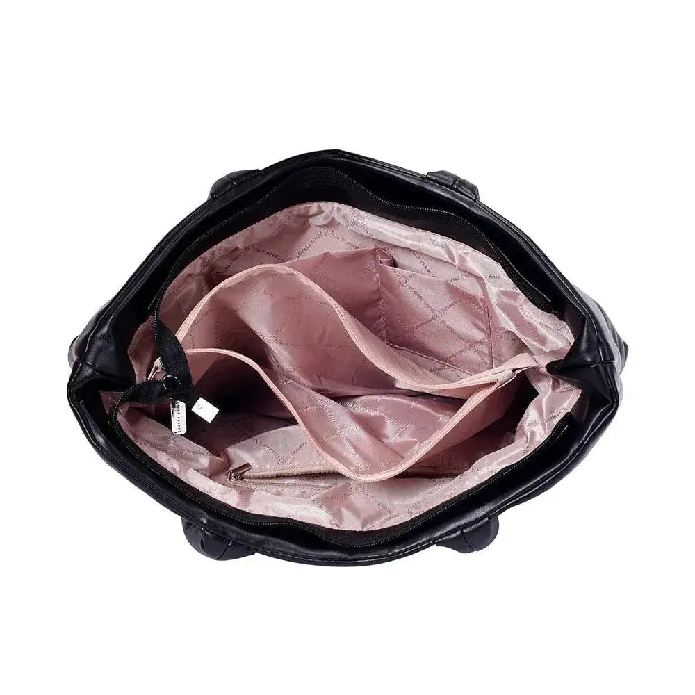 Maddie Everyday Black Tote Bag for Ladies - Lino Perros
