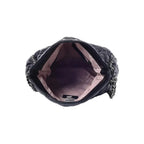 Maddie Fold Black Shoulder Bag - Lino Perros