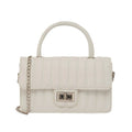 Maddie Glad White Satchel Bag - Lino Perros