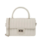 Maddie Glad White Satchel Bag