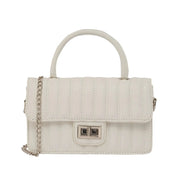 Maddie Glad White Satchel Bag