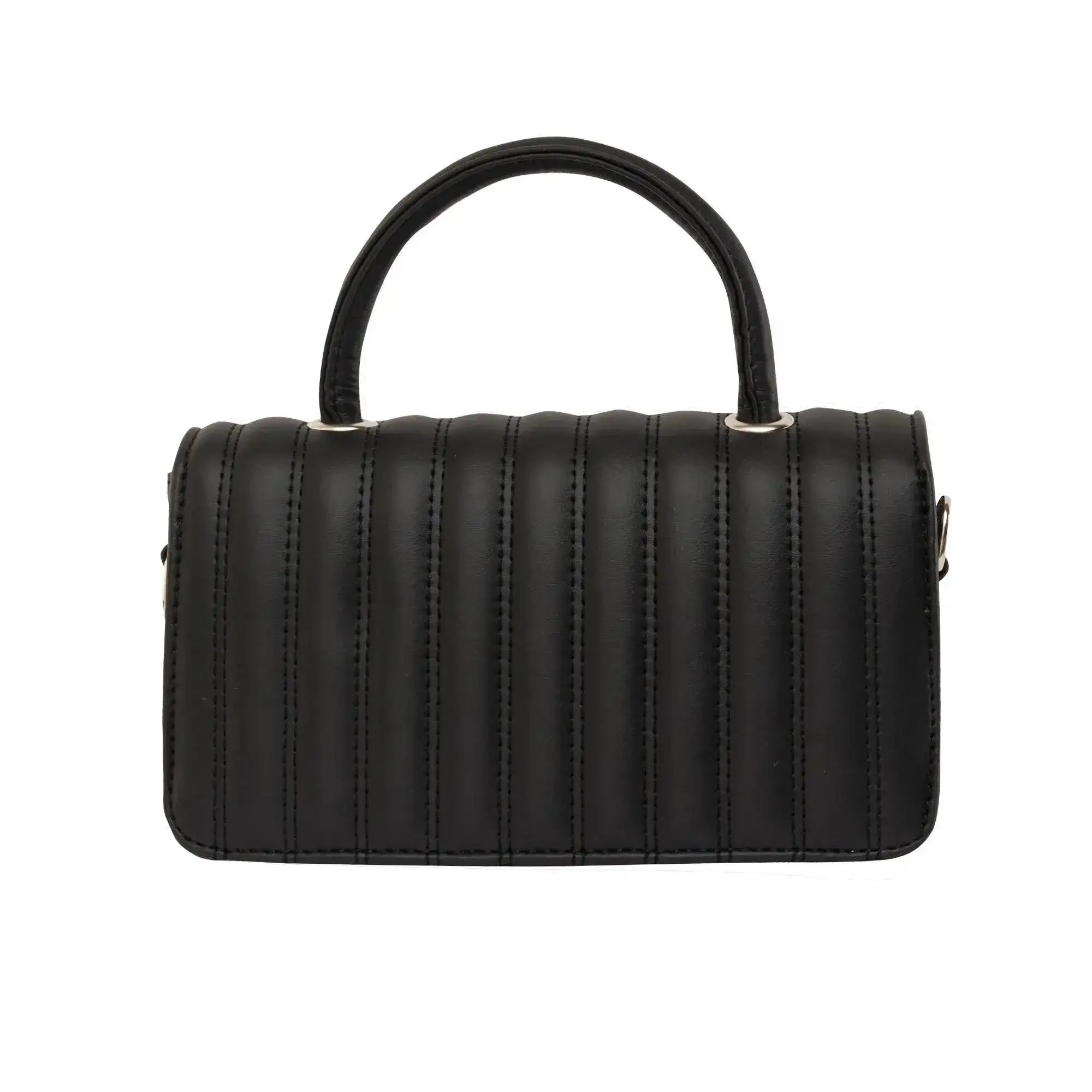 Maddie Glad Black Satchel Bag - Lino Perros