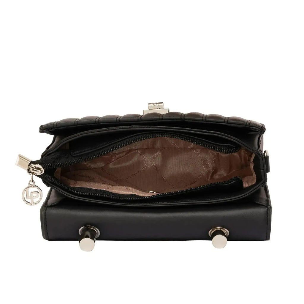 Maddie Glad Black Satchel Bag - Lino Perros