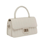 Maddie Glad White Satchel Bag - Lino Perros