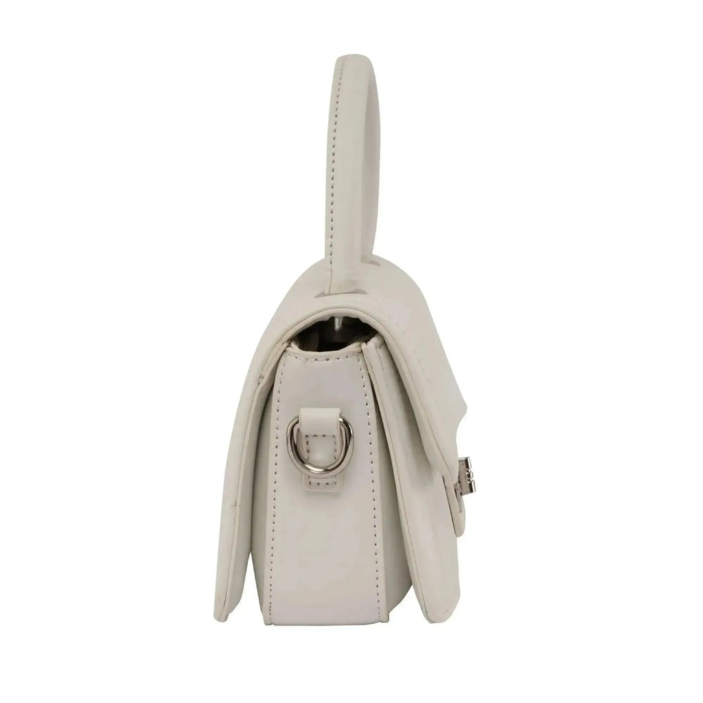 Maddie Glad White Satchel Bag - Lino Perros