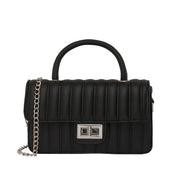 Maddie Glad Black Satchel Bag
