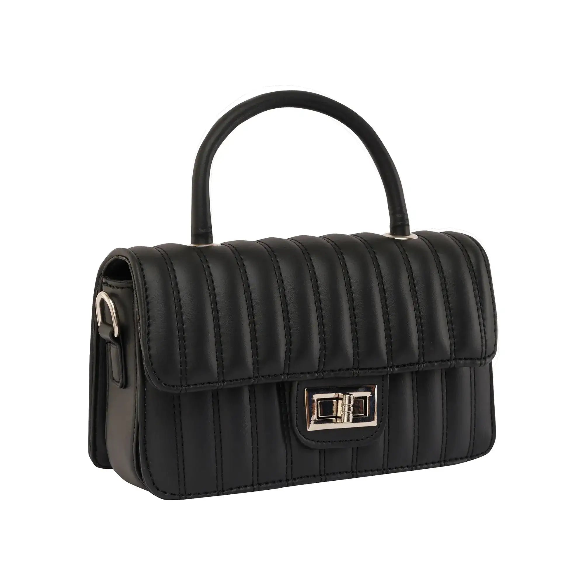 Maddie Glad Black Satchel Bag - Lino Perros