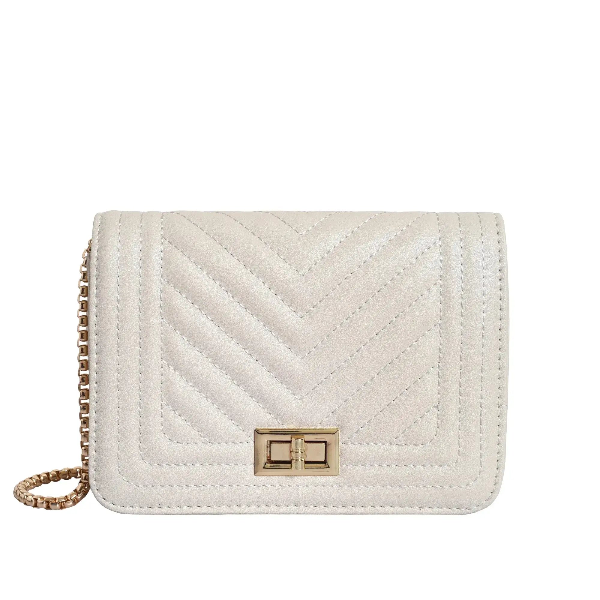 Maddie Glow Off White Sling Bag - Lino Perros
