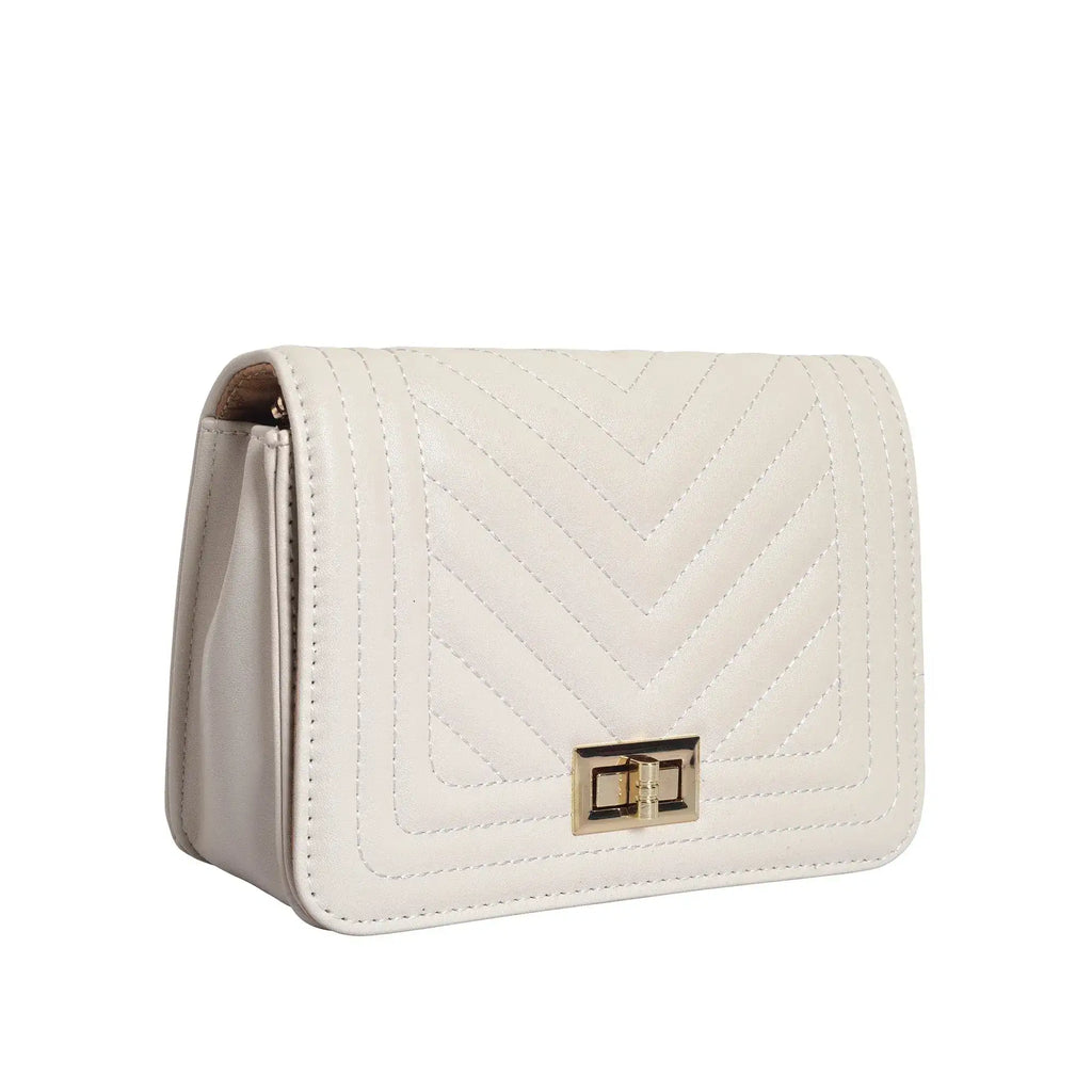 Maddie Glow Off White Sling Bag - Lino Perros