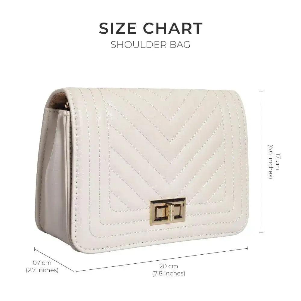 Maddie Glow Off White Sling Bag - Lino Perros