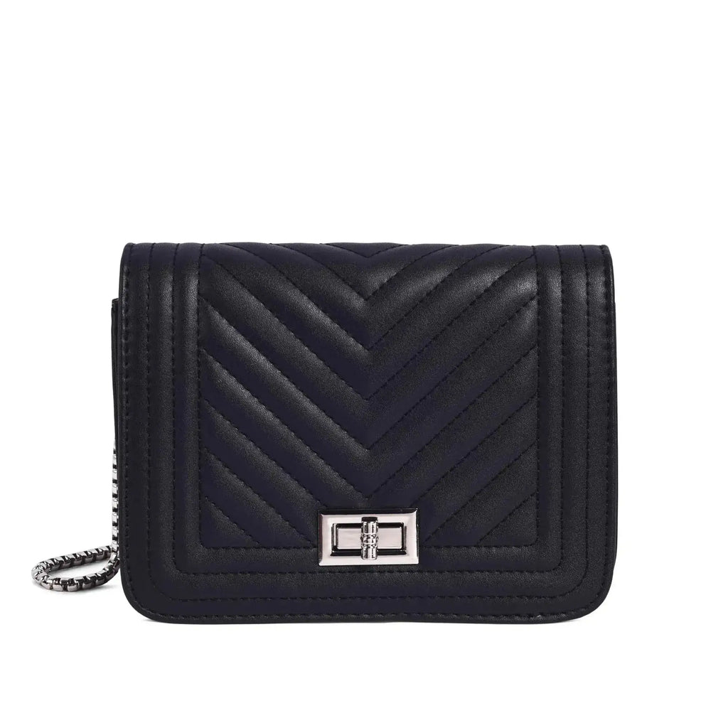 Maddie Glow Black Sling Bag - Lino Perros