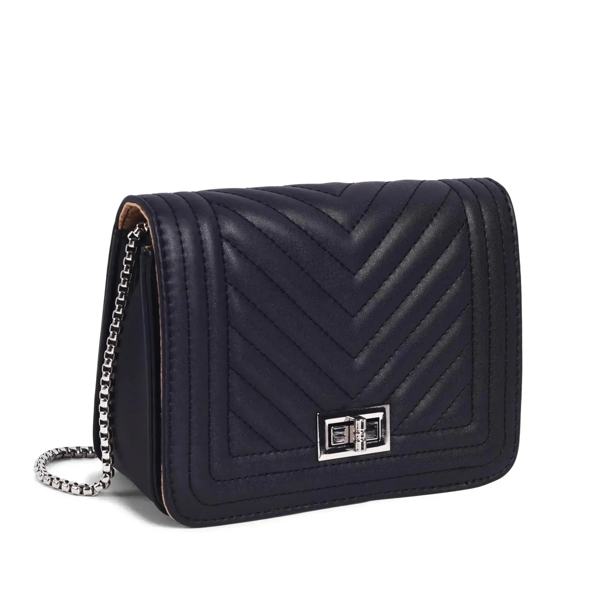 Maddie Glow Black Sling Bag - Lino Perros