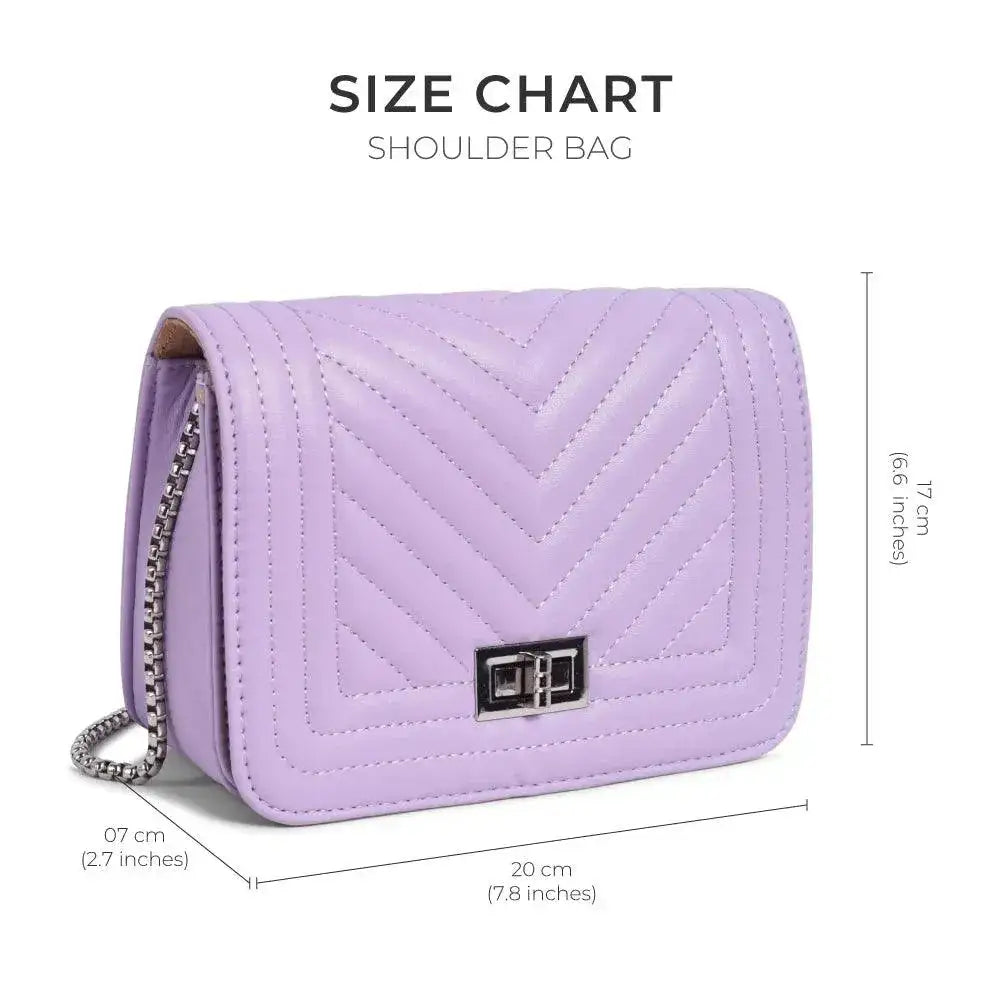 Maddie Glow Lavender Sling Bag - Lino Perros