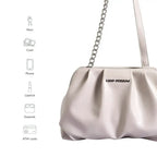 Maddie Graceful Off White Shoulder Bag - Lino Perros