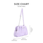 Maddie Graceful Lavender Shoulder Bag - Lino Perros
