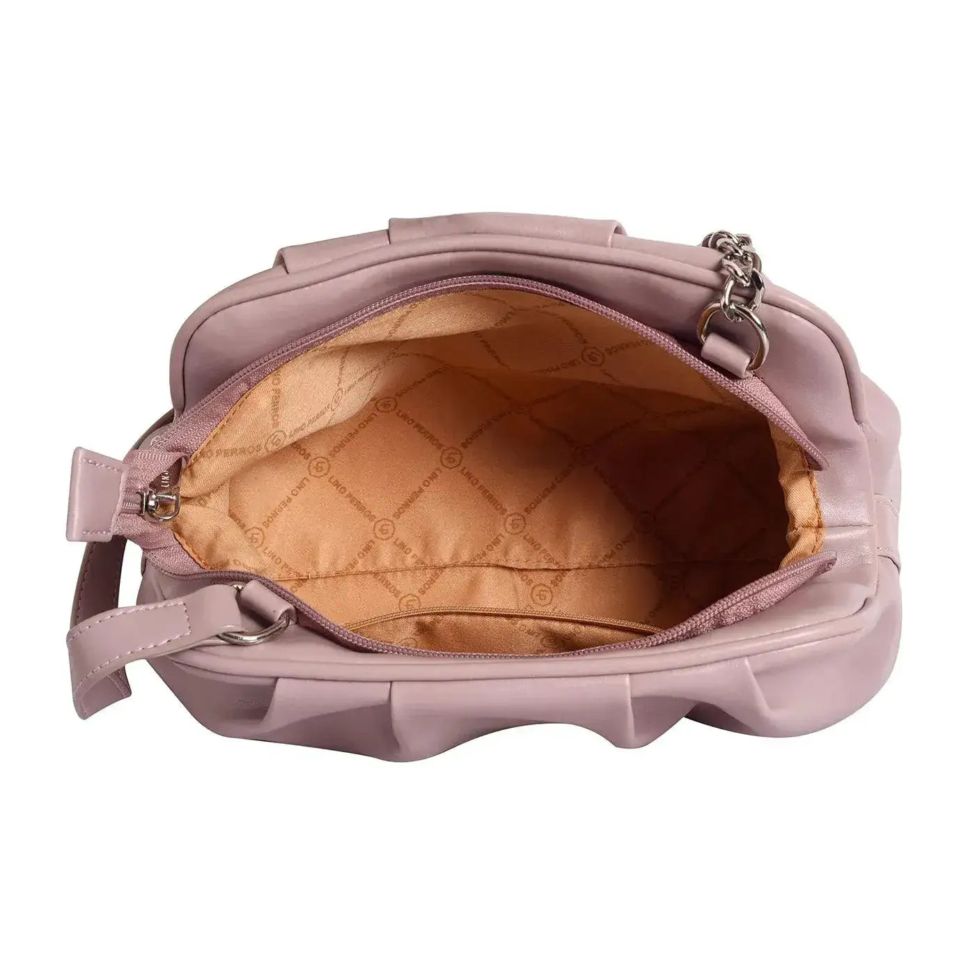 Maddie Graceful Peach Shoulder Bag - Lino Perros