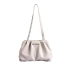 Maddie Graceful Off White Shoulder Bag - Lino Perros