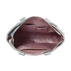 Maddie High Shine Silver Tote Bag - Lino Perros