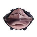 Maddie High Shine Black Tote Bag - Lino Perros