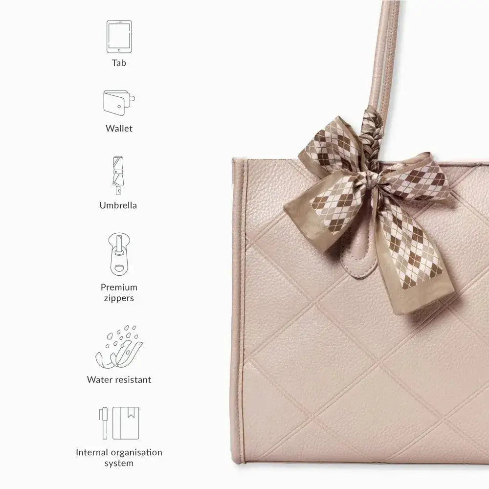 Maddie Lady Beige Tote bag - Lino Perros