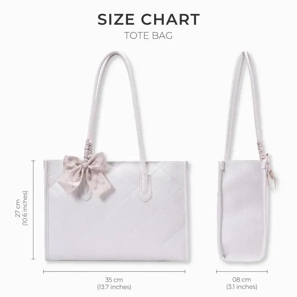 Maddie Lady White Tote bag - Lino Perros