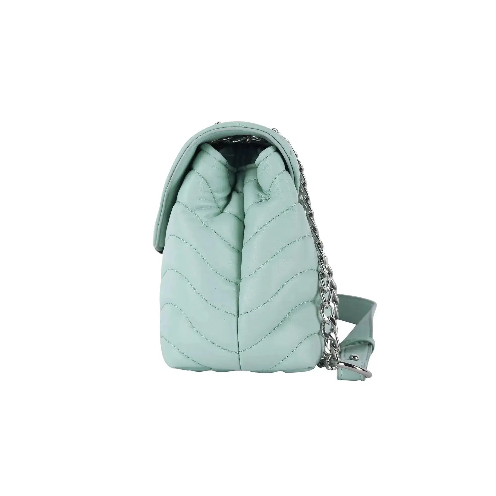 Maddie Personality Green Shoulder Bag - Lino Perros